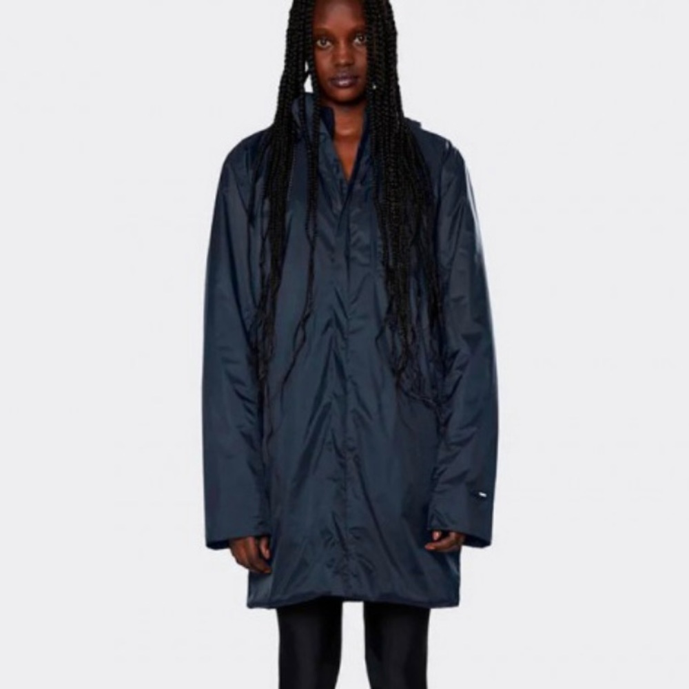 RAINS Padded Nylon Coat (Unisex) - Picture 3 of 9